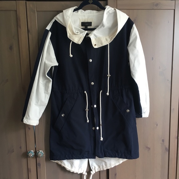 NWOT J. Crew Fishtail Anorak Jacket - Picture 5 of 8